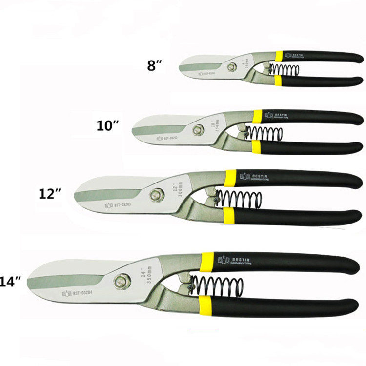 鹰之印工具 8寸-14寸铁皮剪刀 白铁剪 钢丝网钢板剪 剪刀