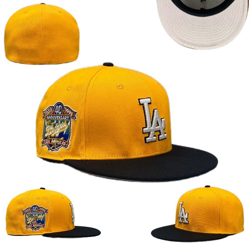 [LA Los Angeles Dodgers] Солнцезащитная шляпа с вышивкой, полное покрытие, бейсболка с широким краем и куполообразной формой