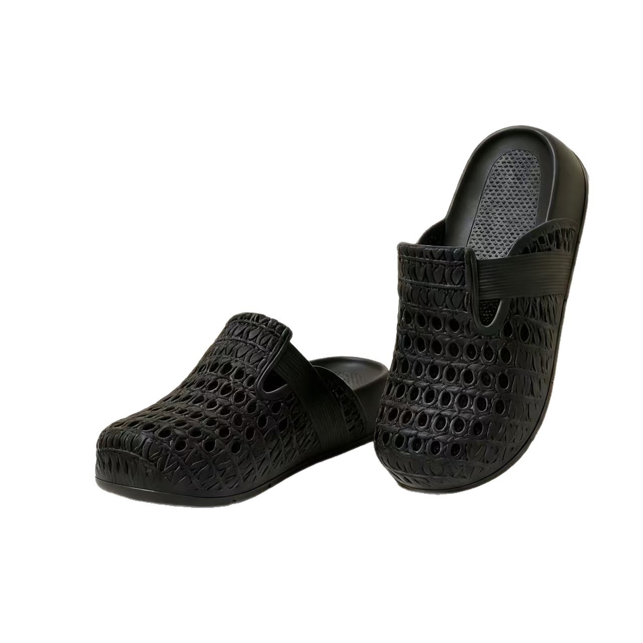 618 Nieuw model muiltjes met gesloten neus voor dames, platte zool, modieus, waterdicht, instapmodel, topkwaliteit, casual, ademend en_voghion.com