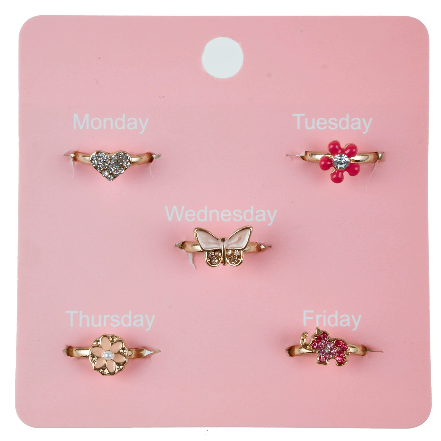 Children's one size ring, set, accessory, European style, Korean style