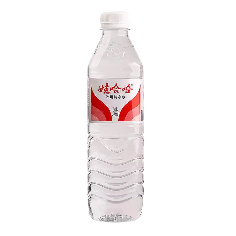 娃哈哈纯净水596ml*24瓶整箱特价批发会议办公饮用纯净水家庭用水