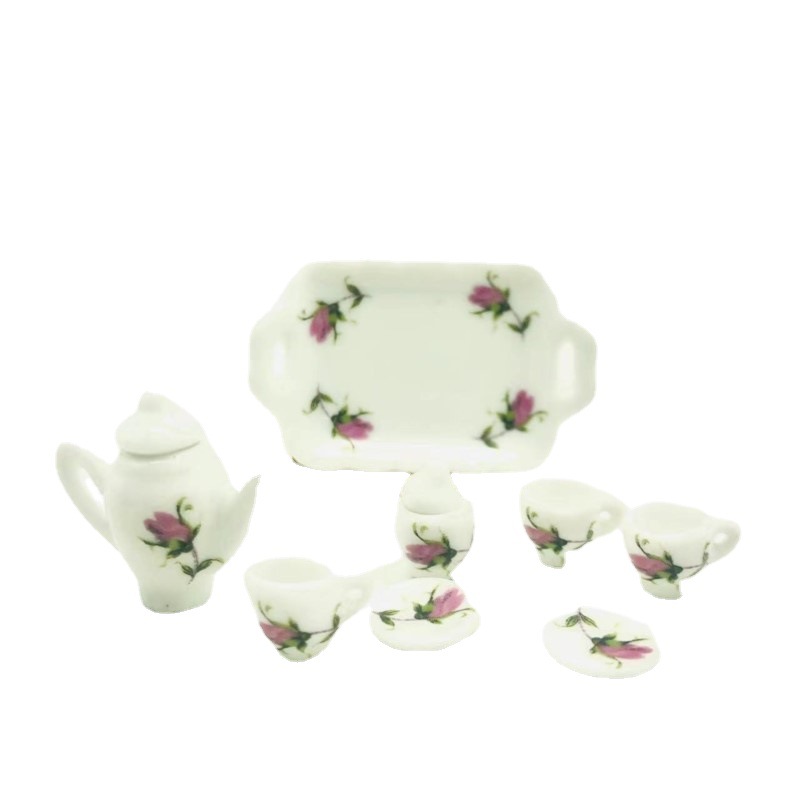 dollhouse  miniatures΢��ʳ��diyģ�ͷ���������������մɲ��