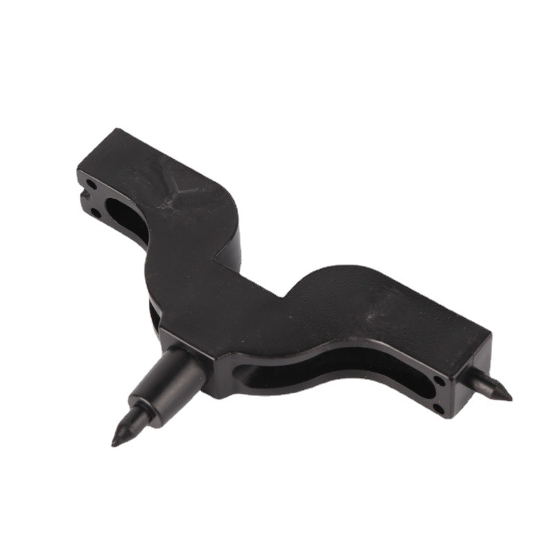3mm / 4mm tipo montaña perforador negro de goteo flecha al revés inserción micro boquilla de goteo perforador de tubo PE
