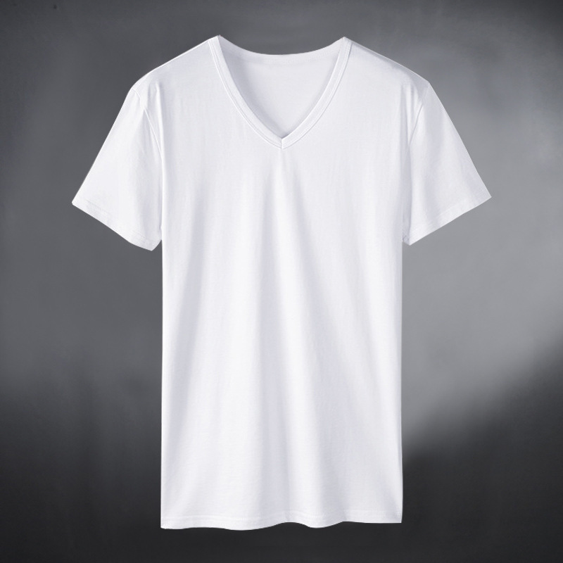 Popular Fashion Men's V-Neck Solid Color T-Shirt Running Sports Leisure Quick-drying Breathable Sweat-wicking Short-sleeved Top Trendy in stock Popular Fashion Men's V-Neck Solid Color T-Shirt Running Sports Leisure Quick-drying Breathable Sweat-wicking Short-sleeved Top Trendy in stock