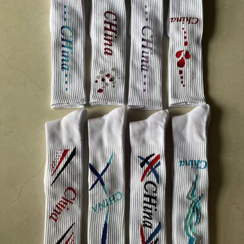 Towel Bottom Mesh Breathable High Elastic Cotton Long-Tube Volleyball Sports Socks for Male and Female Students Badminton Socks Running Fitness Socks