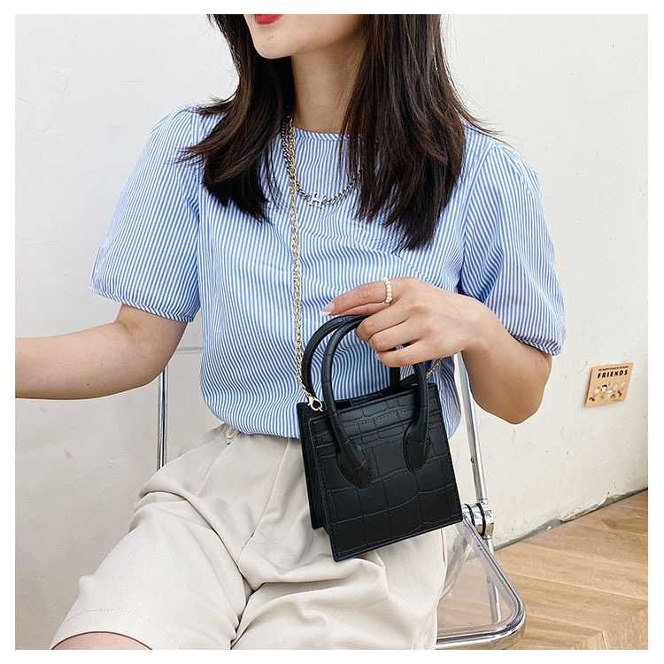 2025 Cross-border new popular smiling face bag, small square bag, fashionable and versatile chain hand bag, shoulder and crossbody jelly women's bag undefined