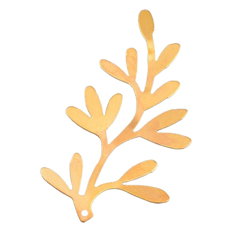 Hojas, hojas, metal, flores, ramillete, accesorios de joyería, bricolaje, material antiguo, ropa de plata Miao, accesorios de abanico, plata