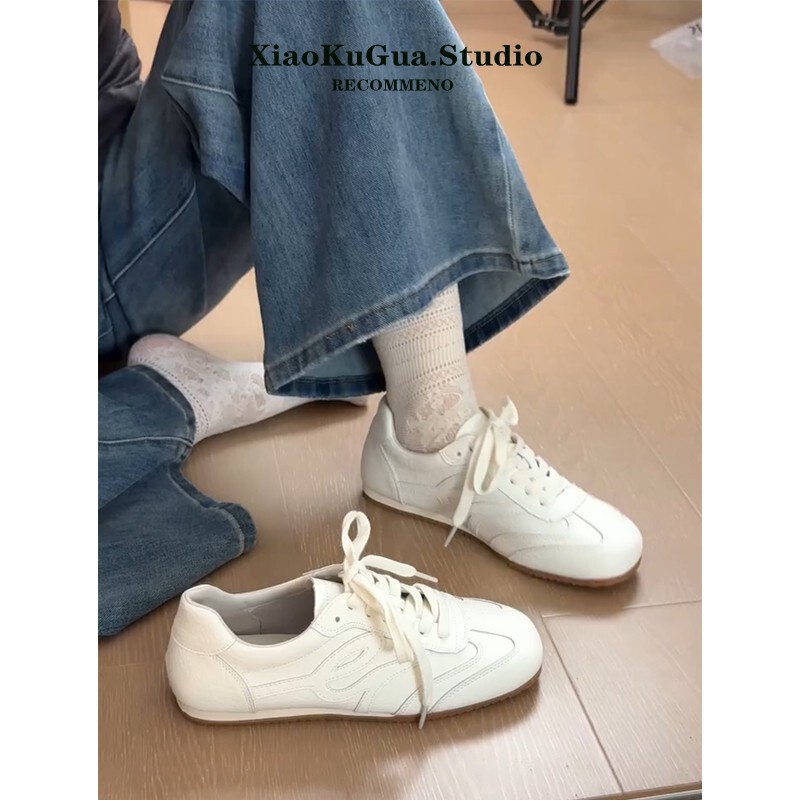 Retro Casual Flats Ballet Training Shoes for Women 2025 New Fashion Versatile Soft Sole Lightweight Sports Forrest Gump Shoes