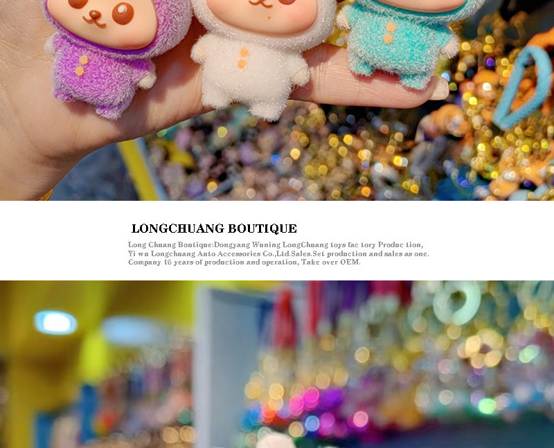 32g Weight Spring Ring Trigger Clasp Closure Clasp Closure Type Bag Pendant, Keychain Classification 1 Piece Quantity Daily, Street Occasion Resin, Flocking Material Animal, Cartoon Character Pattern Cute, Sweet Style 1 Piece Cute Sweet Animal Cartoon Character Resin Flocking Spring Ring Trigger Clasp Closure Bag Pendant Keychain 10