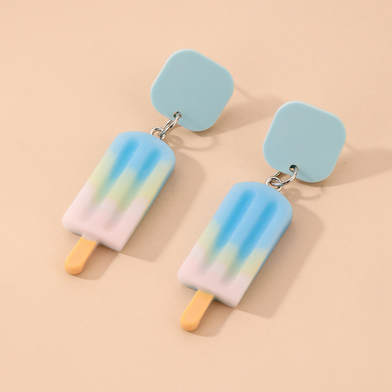 Fashion Acrylic Ice Cream Earrings Wholesale Nihaojewelry display picture 6