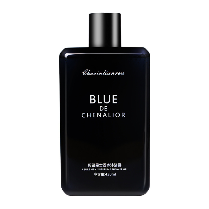 Gel de Ducha y Champú para Hombre con Aroma Azul Cielo, Fragancia Duradera, Control de Grasa, Venta al Por Mayor, Dropshipping