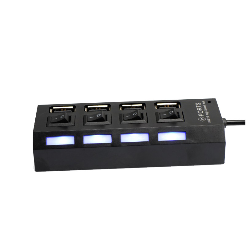 A035USB 2.0Hub 4Port High Speed USB Ports with On/Off Switch-阿里巴巴