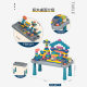 [Building block table set] assembled granular building block table kindergarten children's educational toys training institutions gift box