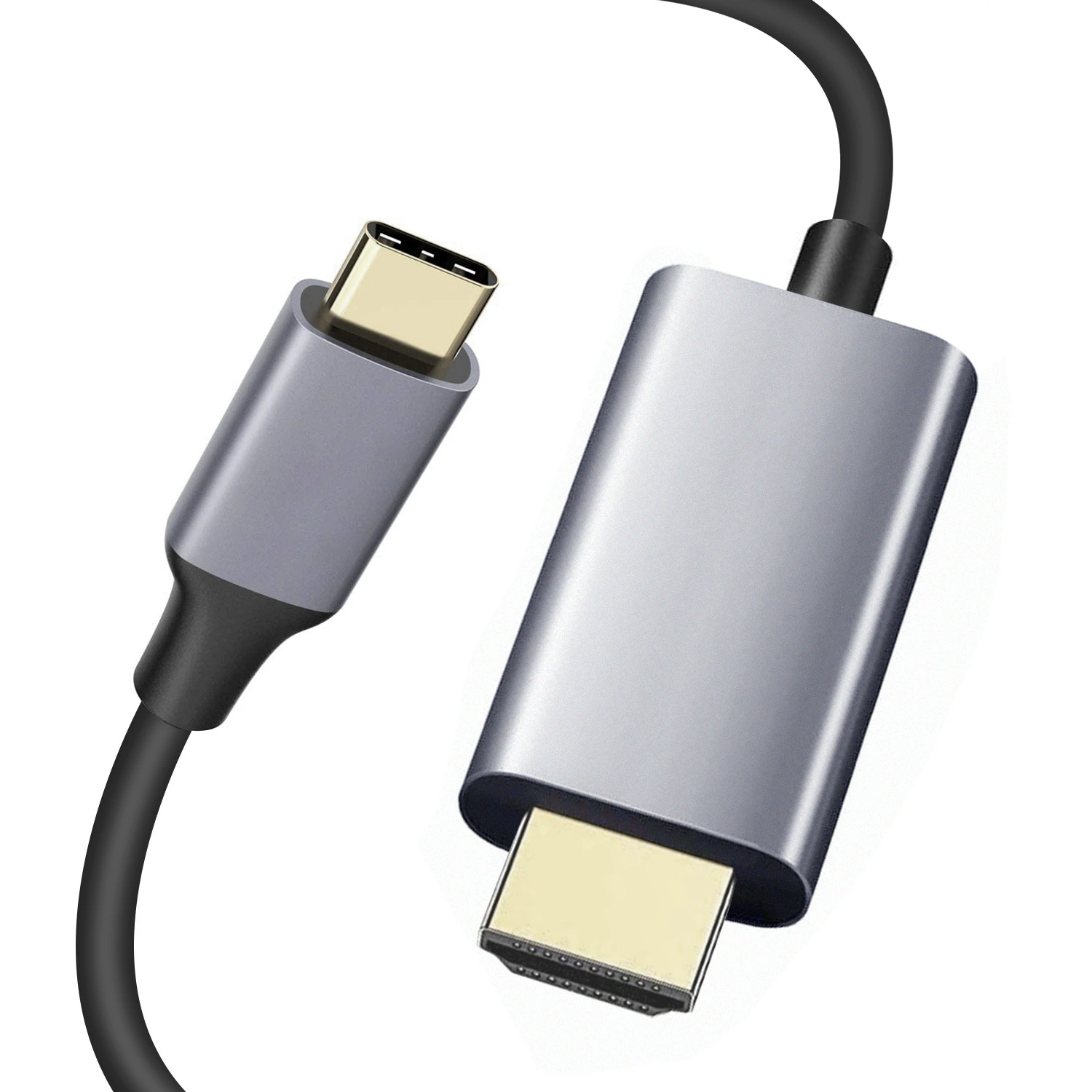 Кабель Type-C на HDMI, USB-C на HDMI, поддержка 4K@30Hz HD