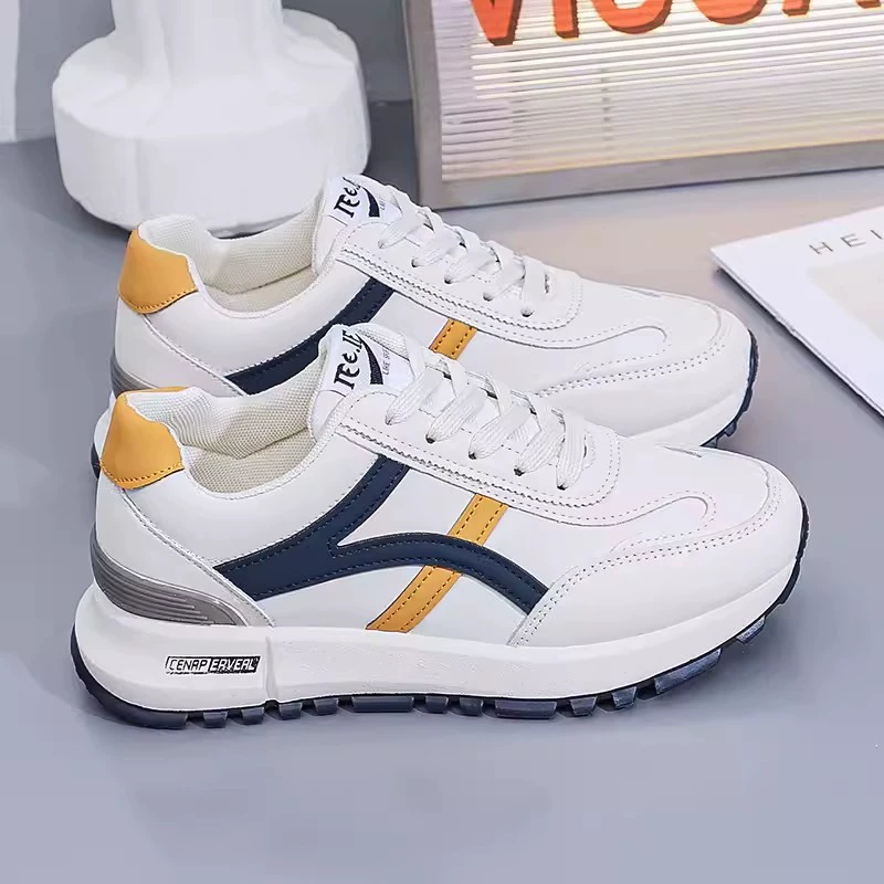 Толстой подошв s корейская обувь для девочек 204 весна и осень новая студенческая спортивная обувь повседневная женская обувь