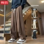 韩路质感直筒春季休闲裤