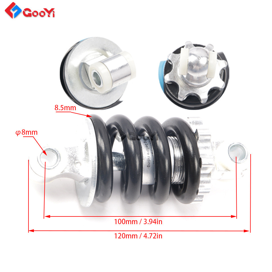 47CC49CC 미니 오토바이 충격 흡수 스쿠터 4 륜 충격 흡수 100MM1500LB 충격 흡수 장치