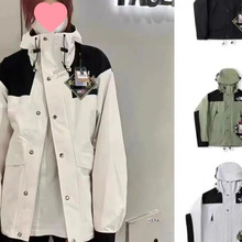 高版本美版北脸1990冲锋衣TNF保暖三合一户外防水男女外套短袖