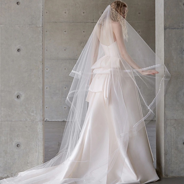Nuevo vestido de novia de verano 2026, estilo europeo y americano, sencillo y elegante, con espalda descubierta y cremallera, ideal para bodas y fotografía de viajes.