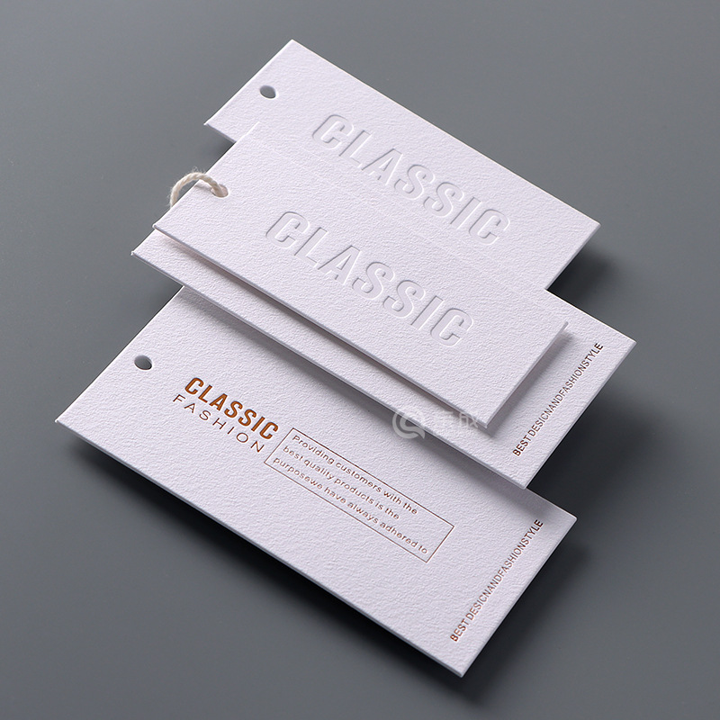 High -end special paper clothing tags customized women's clothing qualified certificate label production printing general spot wholesale