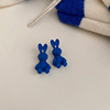 Earrings, small design advanced silver needle, silver 925 sample, trend of season, bright catchy style, high-quality style