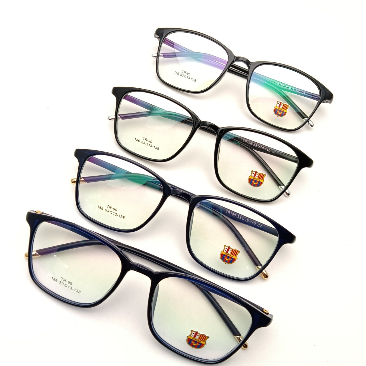 新款黑色文艺复古近视眼镜框透明舒适TR90眼镜架53-13高41|ms