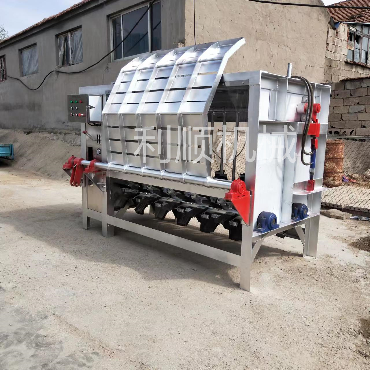 小型猪刨毛机猪脱毛设备利顺厂家180型热销售去猪毛机