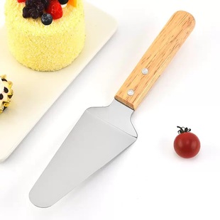 Pizza Shovel Set Wooden Handle Stainless Steel Shovel Pizza Shovel Three-Piece Set Small Tools Pizza Shovel Set Wooden
