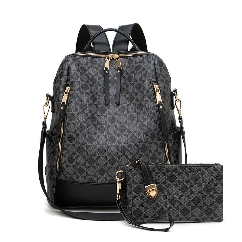 Шахматная сумка с принтом в клетку через границу 2025 новый летний рюкзак для детей, сумка для путешествий