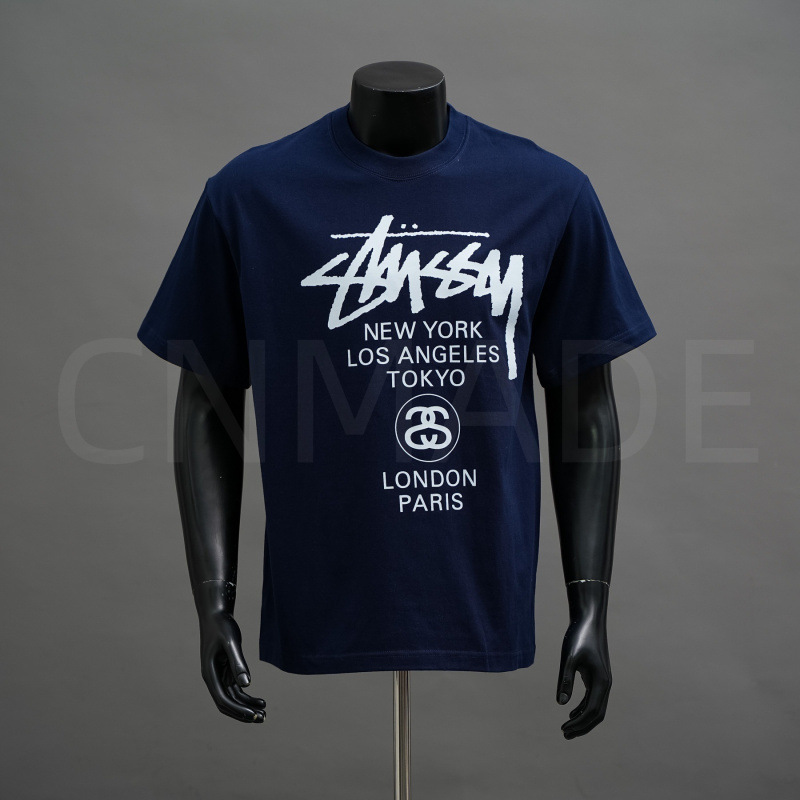STU Cotton Short-Sleeve T-Shirt, Printed, American Retro Style, for Men and Women | Moisture Wicking
