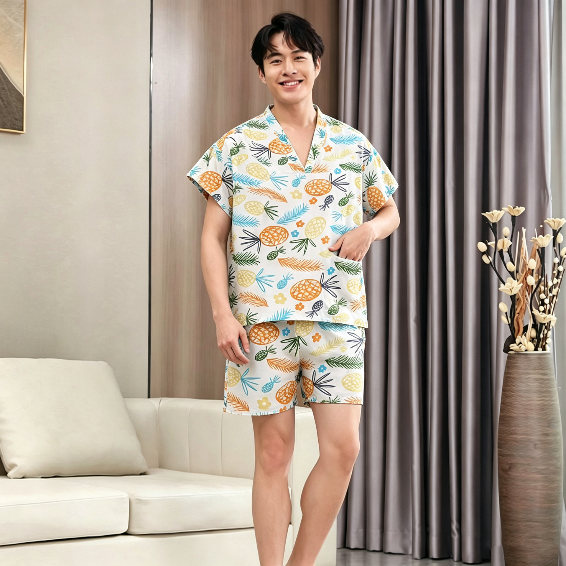 파인애플 맨 (새 상품, 냄새 없음)