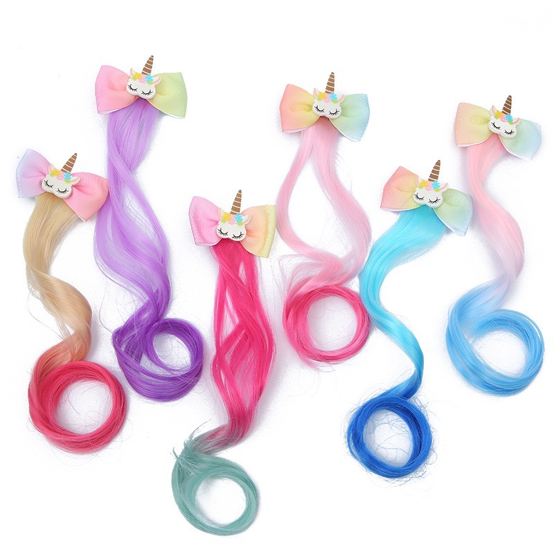 Girl's Cute Sweet Bow Knot Cloth High Temperature Wire Hair Clip display picture 10