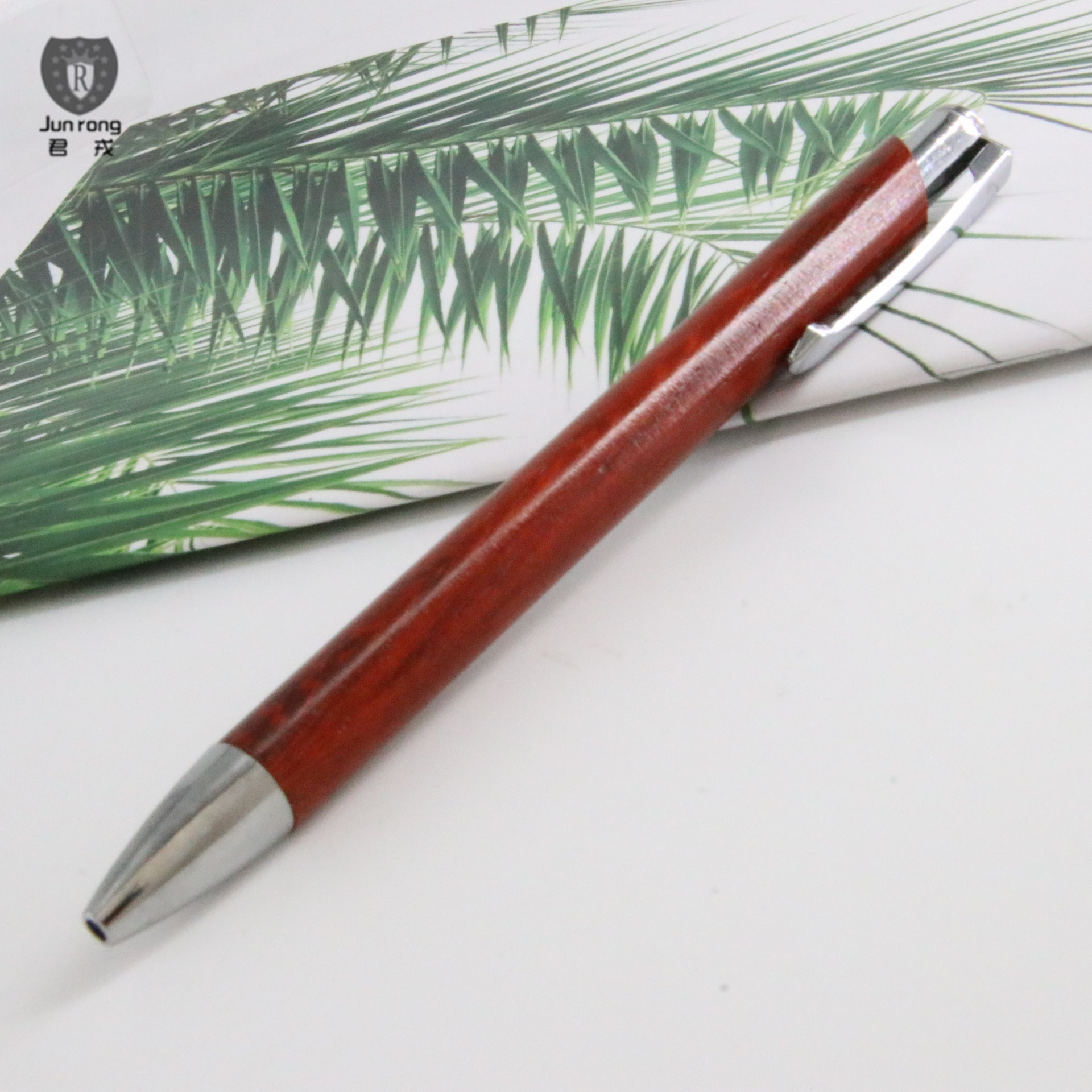 Bolígrafo de Madera de Palisandro Junrong, Bolígrafo Publicitario de Madera, Bolígrafo de Regalo, Bolígrafo Empresarial, Logotipo Láser Imprimible, Bolígrafo de Regalo de Palisandro