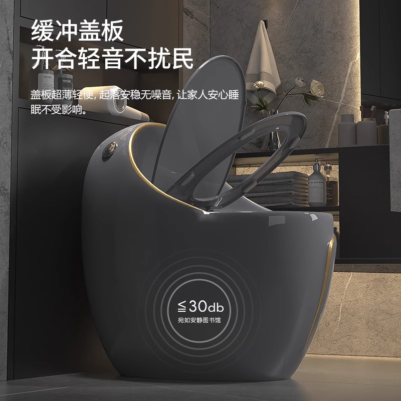 Унитаз Imperial Crown Egg Qingsam белый с золотом