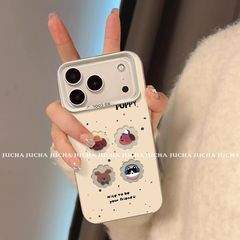 适用苹果17promax手机壳新款防摔iphone17pro硅胶手机壳泼墨动物