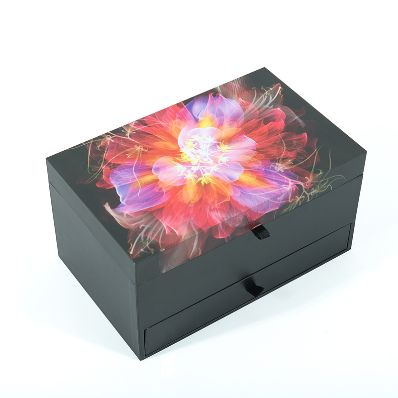 Caja de aceite esencial de doble capa de fábrica personalizada caja de regalo de Navidad caja de regalo de cosméticos lápiz labial image 6
