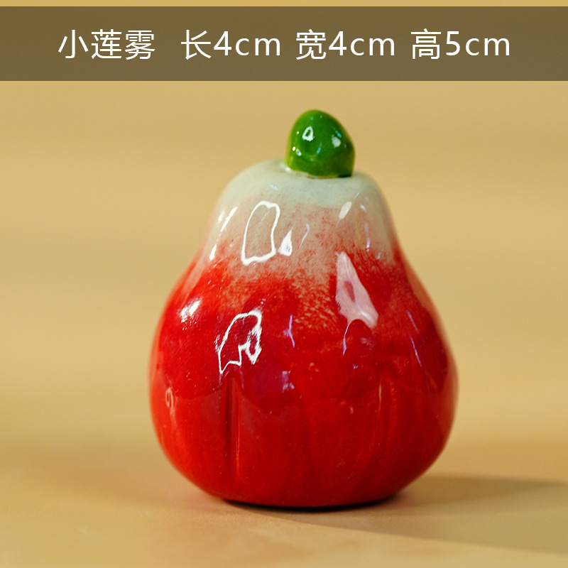 手作りの文化的で創造的な景徳鎮セラミックフルーツ装飾品デスクトップかわいい装飾品屋台小物卸売カスタマイズ|undefined