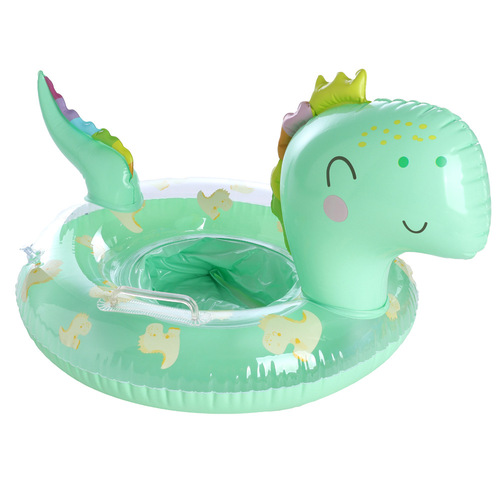 ins Internet celebrity baby seat dinosaur children's swimming ring inflatable child seat ring thickened swimming ring armpit ring