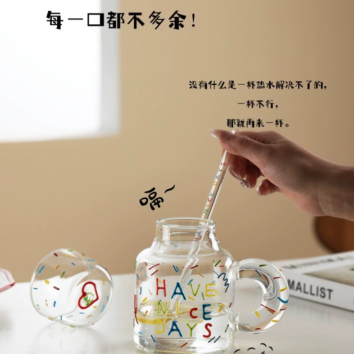 Кувшин для воды в стиле Ins, термостойкий, взрывобезопасный, для холодных напитков, бытовой стакан для воды, большой емкости, чайник, устойчивый к высоким температурам, набор