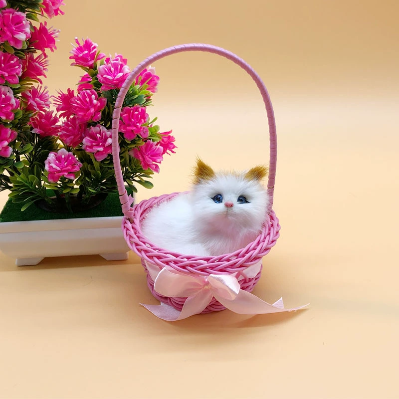 Корзина, игрушка, кот, подарок на день рождения