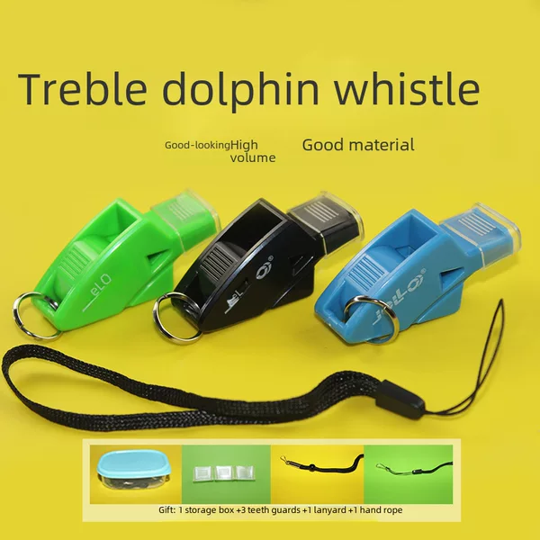 Dolphin Whistle High-Pitched Whistle Basketball Referee Volleyball Football Coach Professional Whistle Sports Outdoor Plastic Whistle