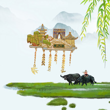 苏州冰箱贴金属城市地图地标哈尔滨长沙南京黄果树纪念品冰箱装饰