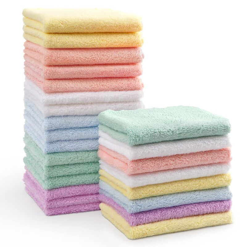Baby towel microfiber coral fleece super absorbent soft baby baby face body plush bath towel