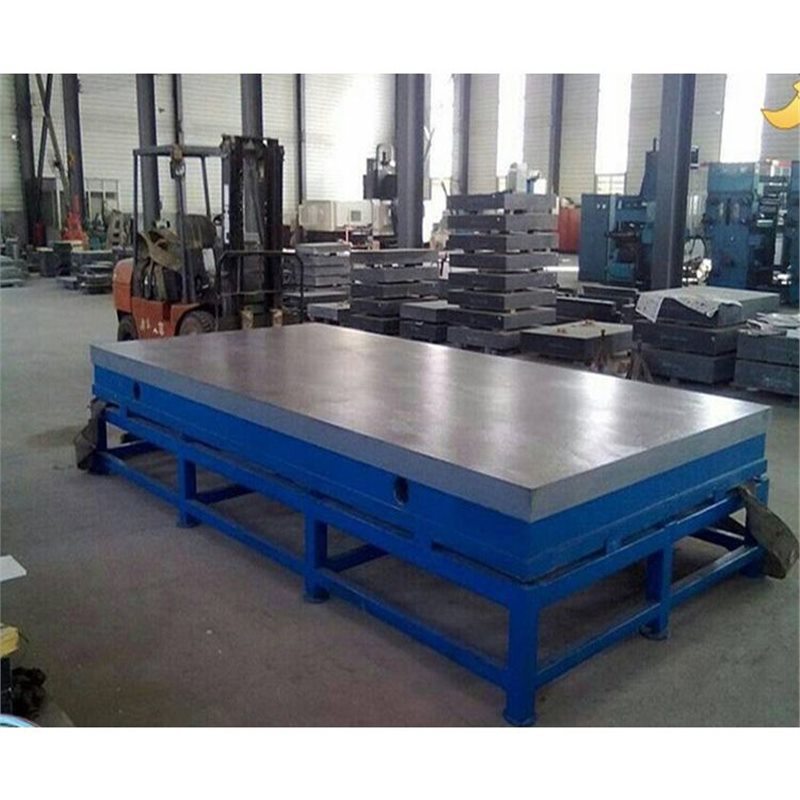 检验桌钳工划线平台测量T型槽焊接装配平板试验工作台铸铁平板