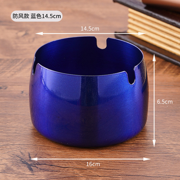 windproof ashtray stainless steel for hotel for commercial use