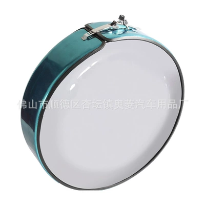 Vehicle Decorative Protective Shell, Spare wheel cover - white-flat-lid-plastic-medium-tray-stainless-steel-shell