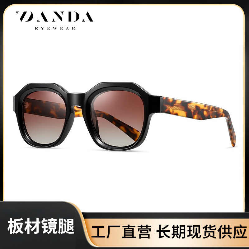 Nuevas gafas de sol polarizadas de placa S31112 Gafas de sol de moda de tiro en la calle al aire libre para mujeres Gafas de sol de conducción