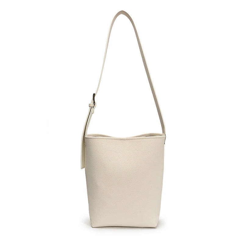 Nuevo bolso de cubo simple retro transfronterizo para mujer, estilo popular y explosivo, bolso de mensajero de un solo hombro de nicho casual