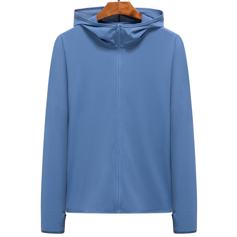 Factory OEM same item cool feeling women's UV protection ice silk thin sunscreen clothing men printed wholesale