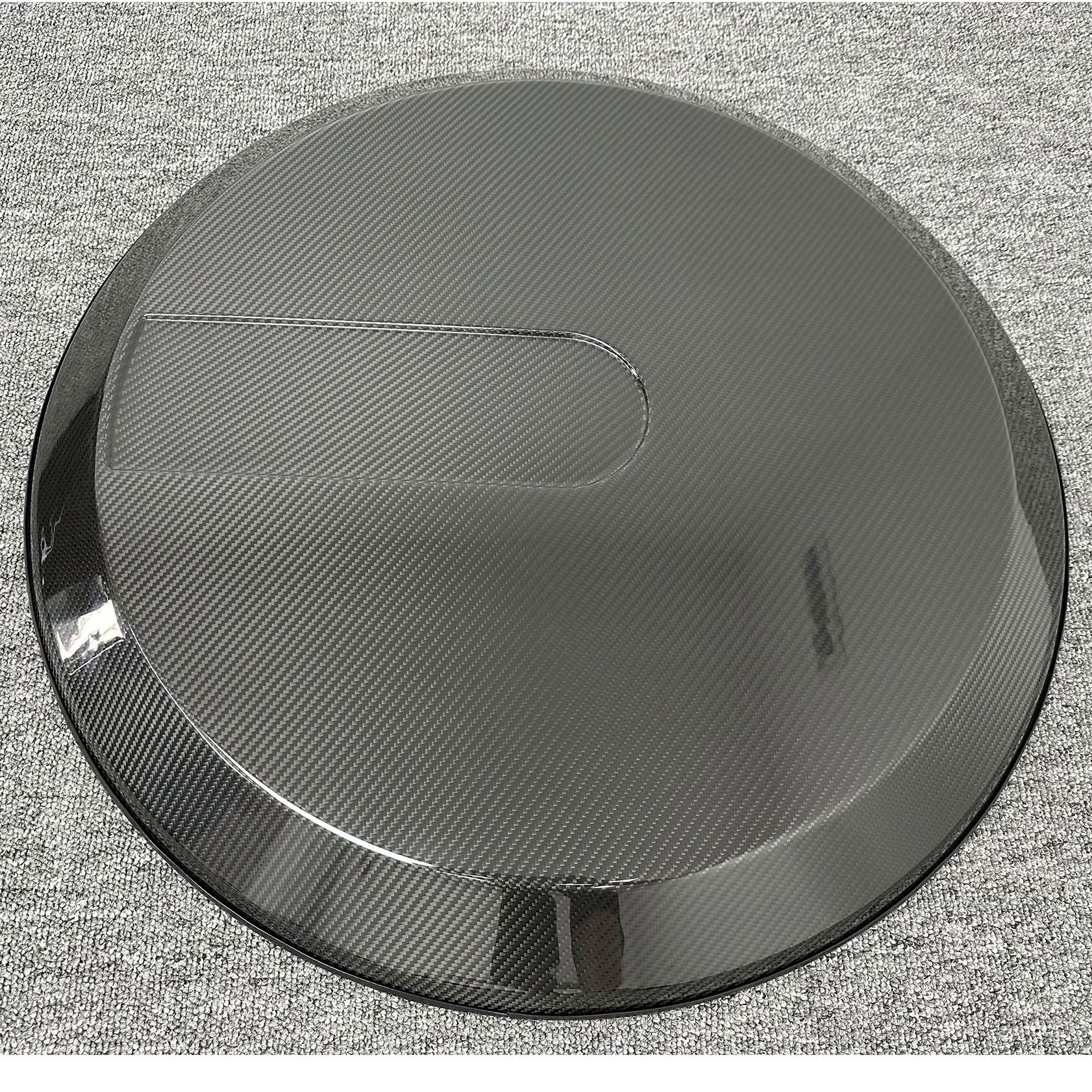 适用奔驰G级W463 W464 G55 G56碳纤维备胎罩汽车轮胎盖后备胎框
